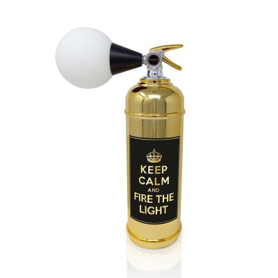 LAMPADA FIRE THE LIGHT ORO 21X35