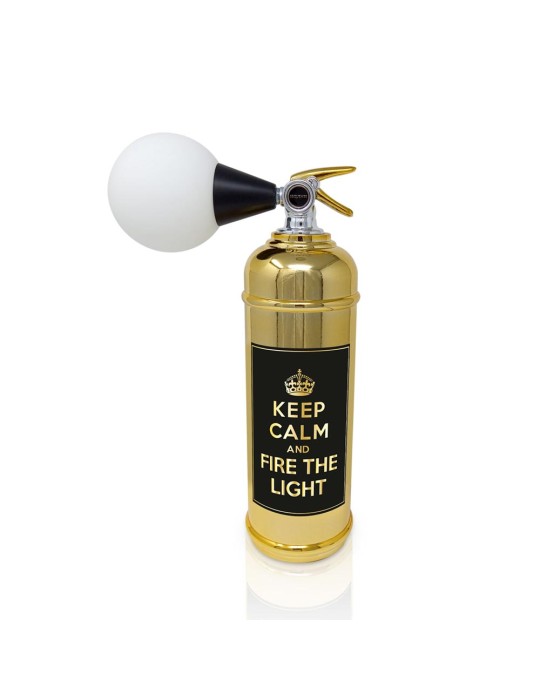 LAMPADA FIRE THE LIGHT ORO 21X35