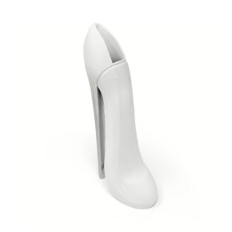 Sequenze Vaso Glam scarpa bianco e argento 14 cm