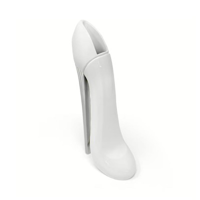 VASO LINEA GLAM H14 BIANCO E ARGENTO