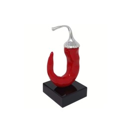 Sequenze Peperoncino piccolo su base rosso e argento