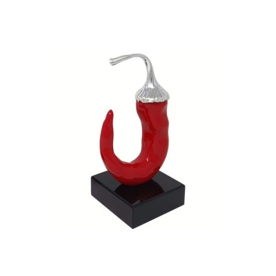 PEPERONCINO PICCOLO ROSSO E ARGENTO H12