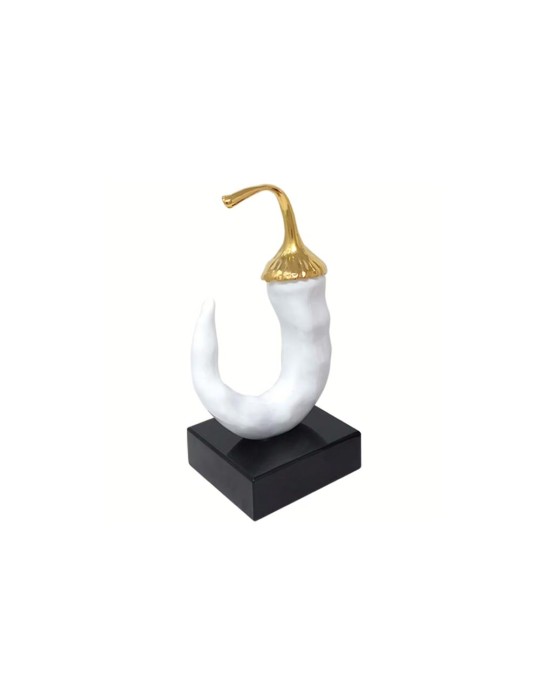PEPERONCINO PICCOLO BIANCO E ORO