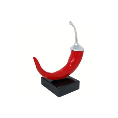 PEPERONCINO PICCOLO ROSSO E ARGENTO 10X10