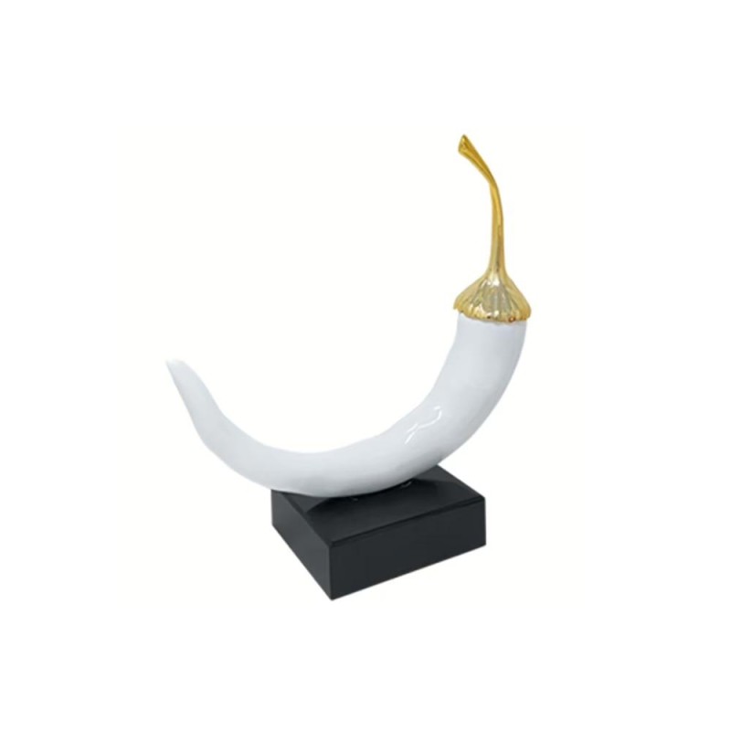 PEPERONCINO PICCOLO BIANCO E ORO 10X10