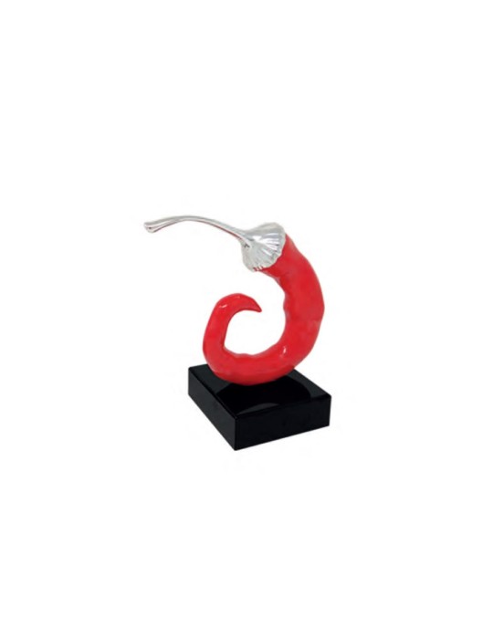 PEPERONCINO PICCOLO ROSSO E ARGENTO 7X8