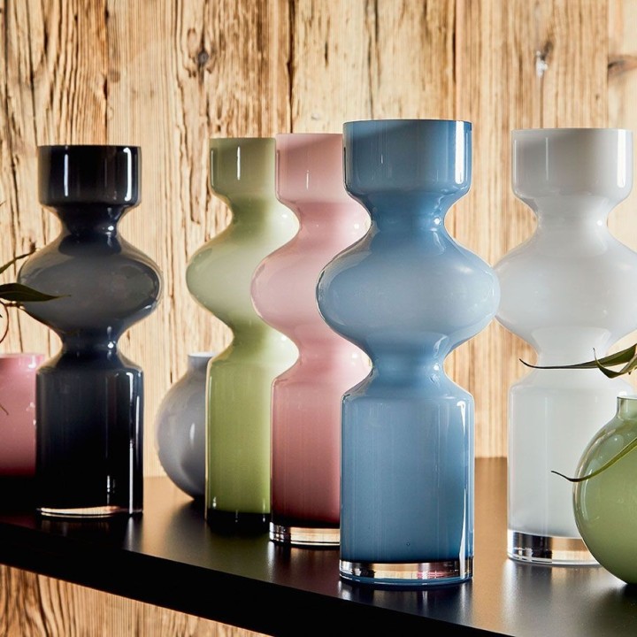 Tognana Vaso Wetube tubolare verde alto 35 cm