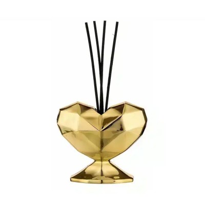 PROFUMATORE CUORI DESIGN ORO 11X11