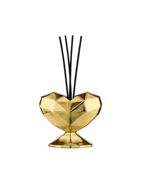 PROFUMATORE CUORI DESIGN ORO 11X11