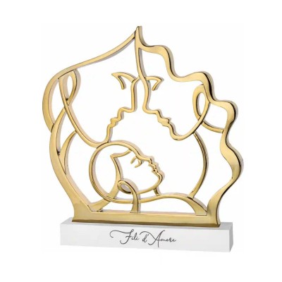 FILI D'AMORE FAMIGLIA 28X30 ORO