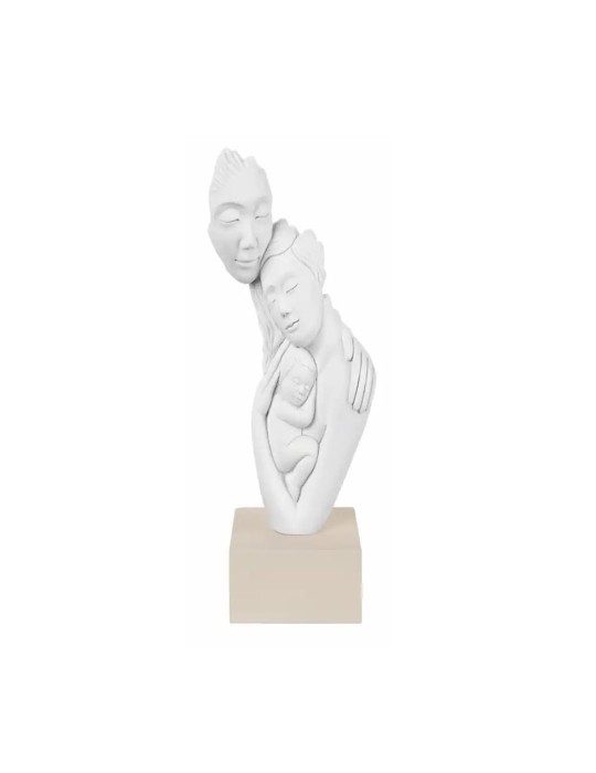 SCULTURA FACE FAMIGLIA H. 27