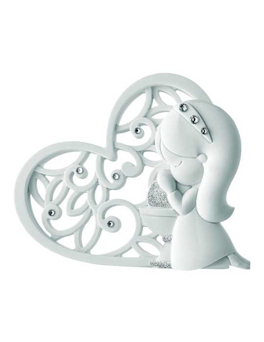 Bongelli Preziosi Cuore Comunione Bimba 9x11 cm - Bomboniera e Oggetto Sacro Artigianale