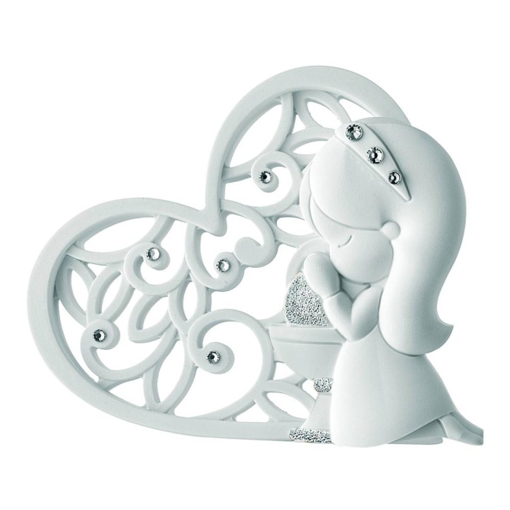 Bongelli Preziosi Cuore comunione bimba 9 × 11 cm