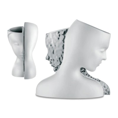 VASO VISI 32X30 BIANCO/ARGENTO 2