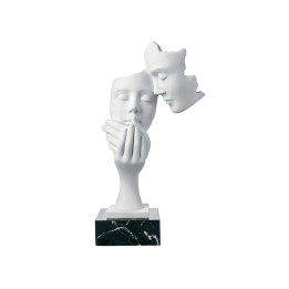 SCULTURA FACE COPPIA H. 28