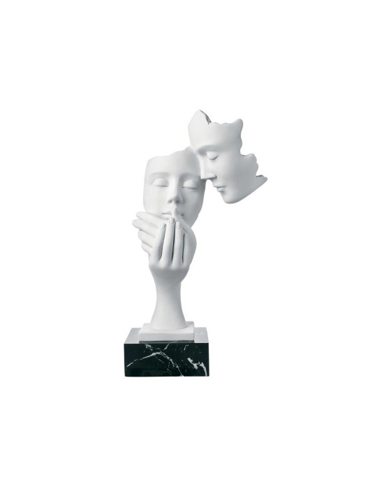 SCULTURA FACE COPPIA H. 28