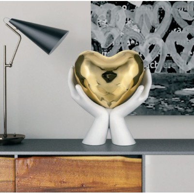SCULTURA MANI CUORE 31X27 2
