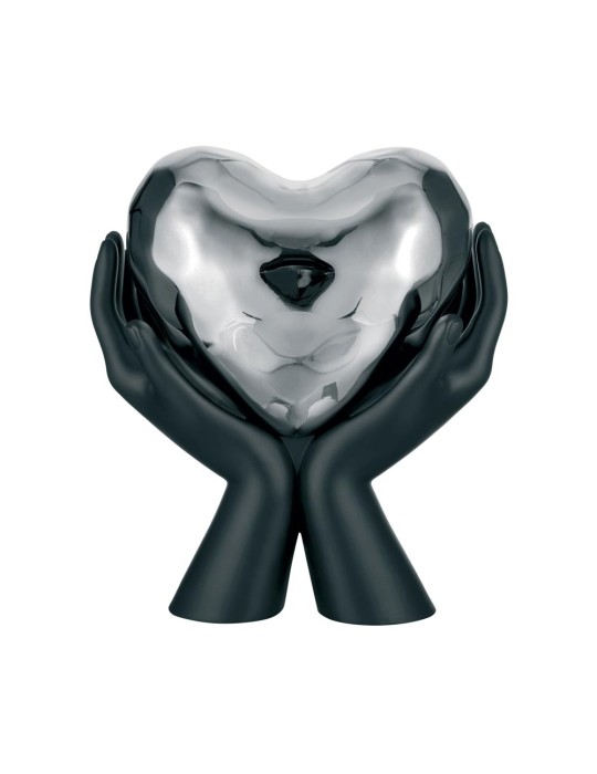 SCULTURA MANI CUORE 31X27
