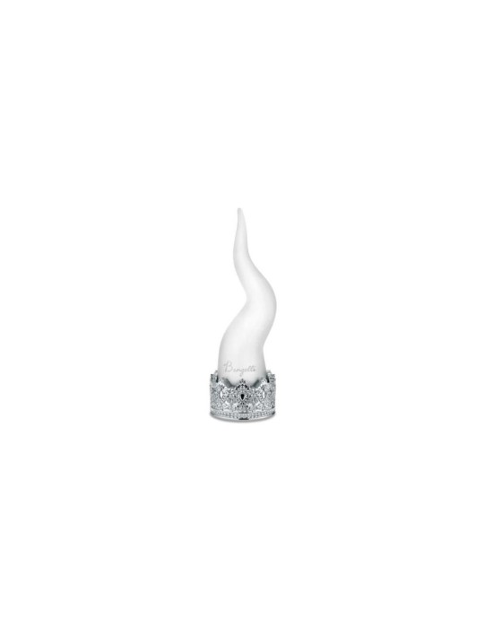 CORNO H. 15 BIANCO CORONA ARGENTO