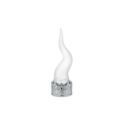 CORNO H.21 BIANCO CORONA ARGENTO
