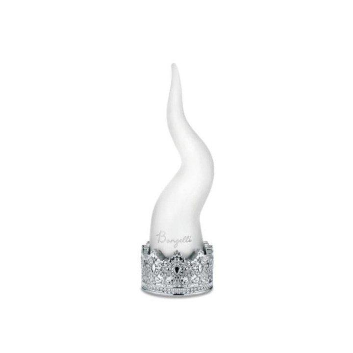 Bongelli Preziosi Corno bianco corona argento 31 cm