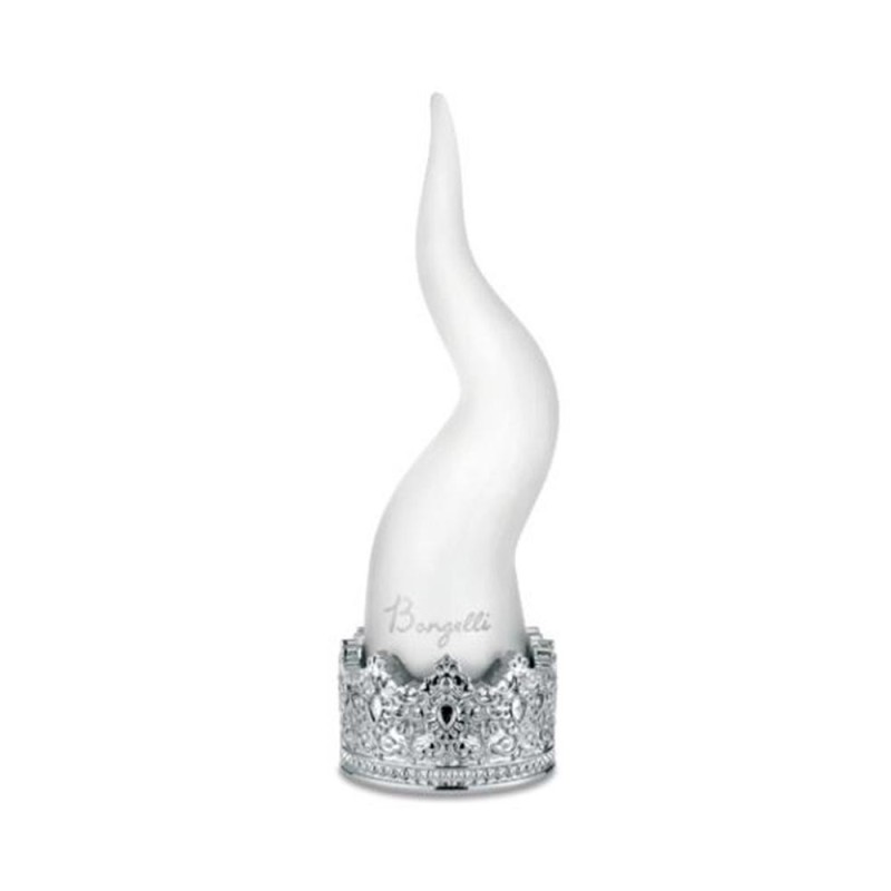 CORNO H.45 BIANCO CORONA ARGENTO