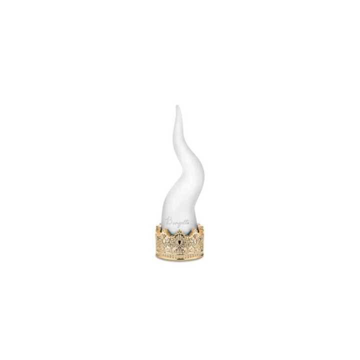 Bongelli Preziosi Corno bianco con corona oro alto 15 cm