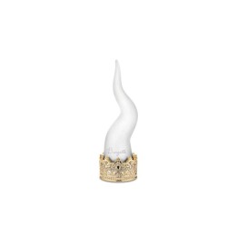Bongelli Preziosi Corno bianco con corona oro alto 21 cm