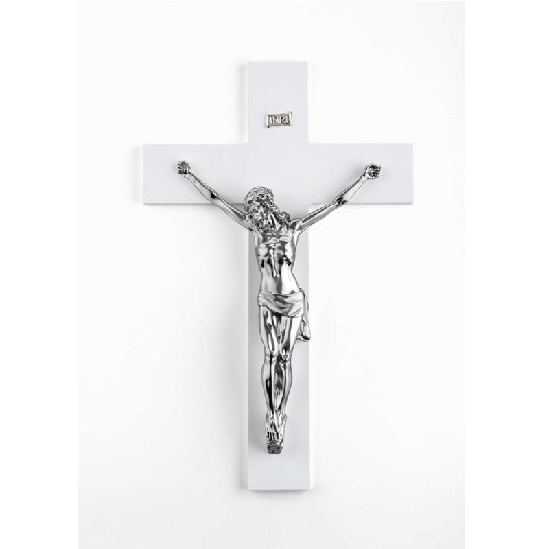 CRISTO CLASSICO CROCE ARG./BIANCO