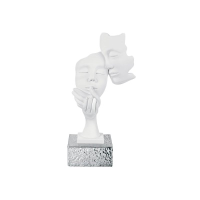SCULTURA FACE COPPIA H. 28