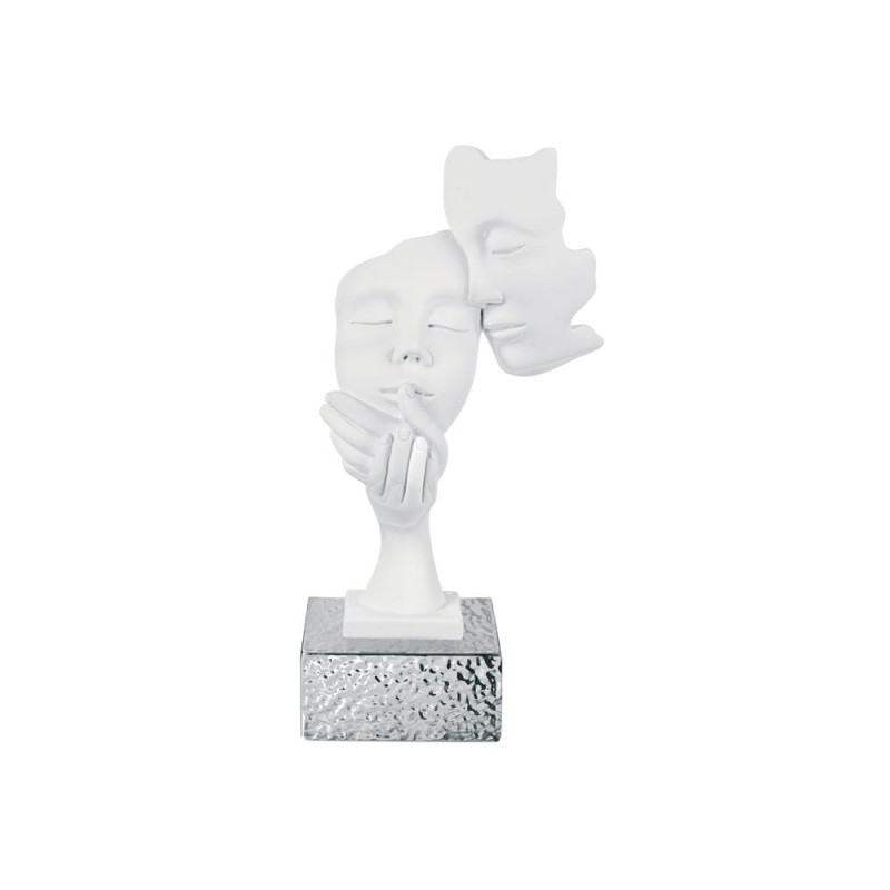 SCULTURA FACE COPPIA H. 28