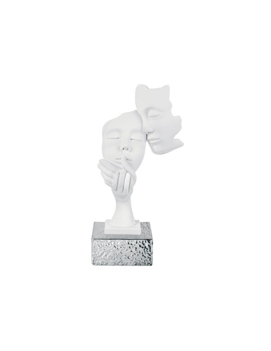 SCULTURA FACE COPPIA H. 28