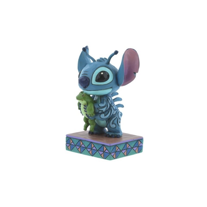 STITCH WITH FROG FIGURINE