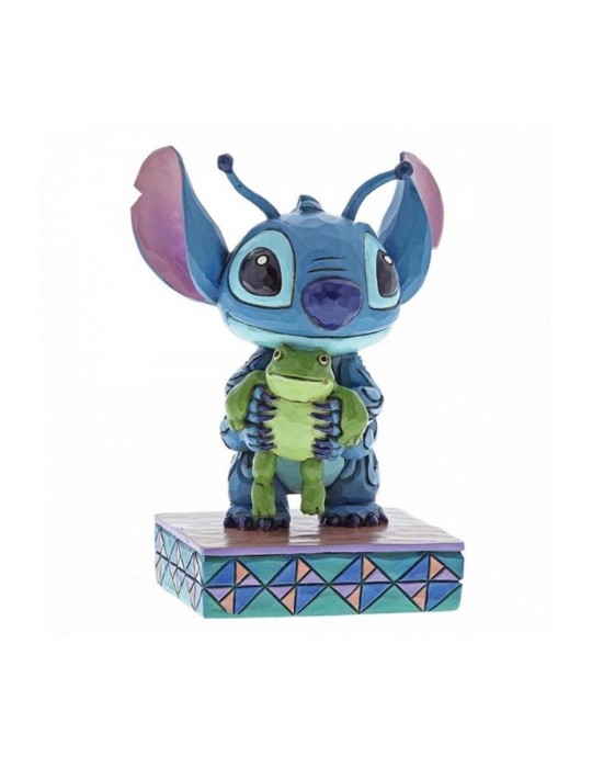STITCH WITH FROG FIGURINE