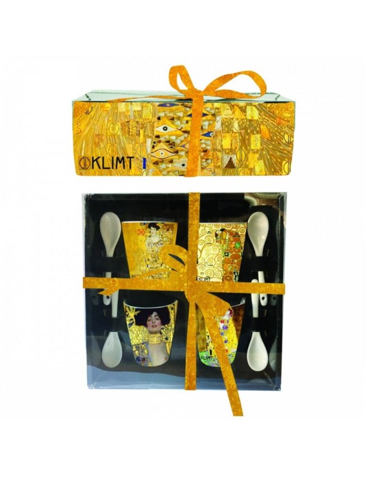 SET 4 TASSES+CUILLERE ASSORTIES