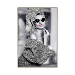 Casa & Cadeaux Quadro rossetto cornice ottone 80 × 120