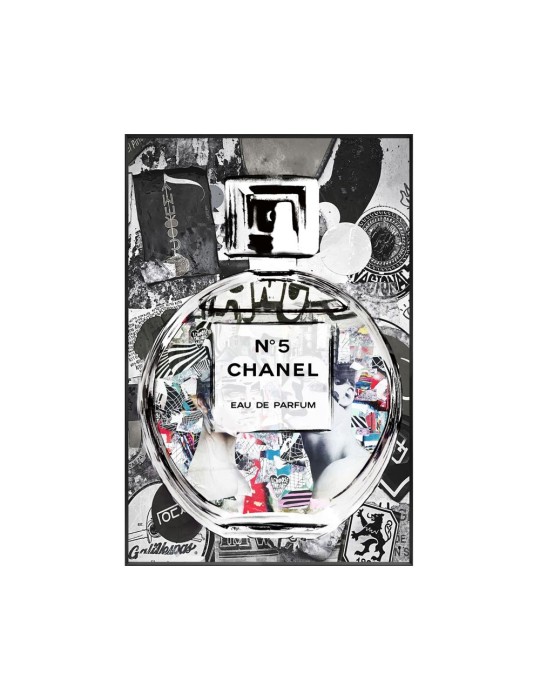 MURAL FRAMED PARFUME FRAME BLACK  80X120