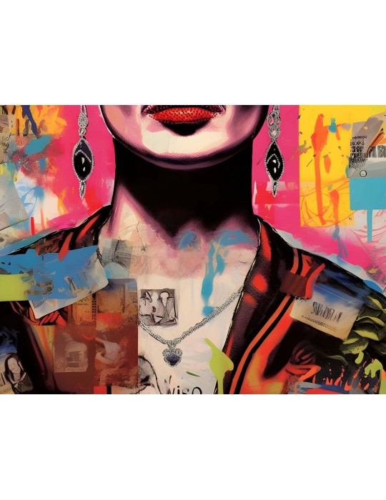 MURAL FRAMED FRIDA KALO 80X120