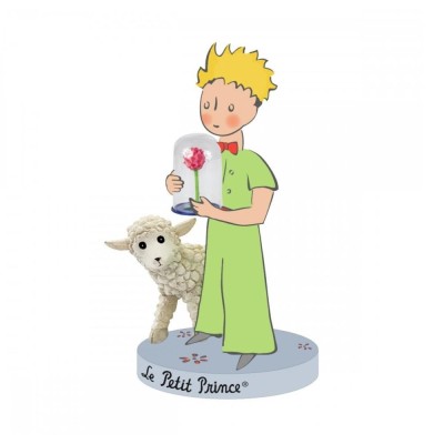 FIGURINE LE PETIT PRINCE 12CM ROSE ET MOUTON