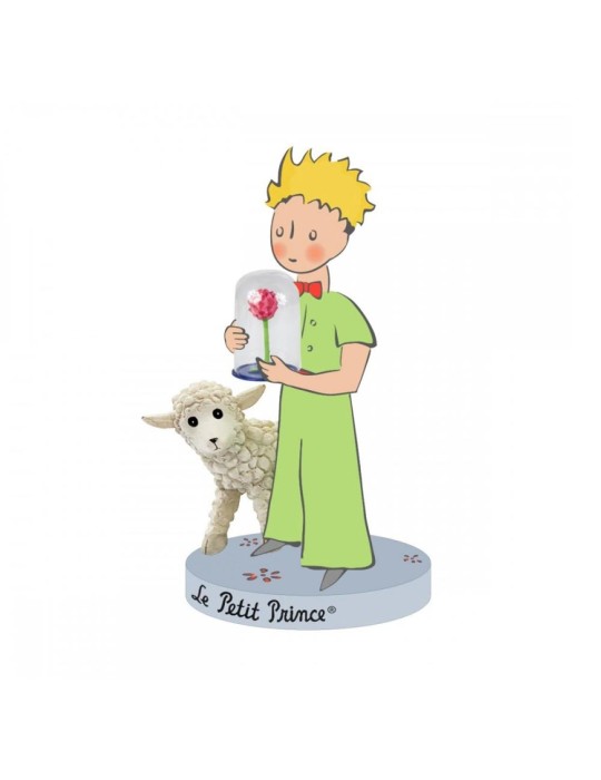 FIGURINE LE PETIT PRINCE 12CM ROSE ET MOUTON