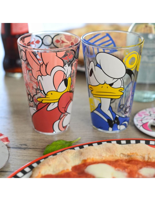 SET 2 BICCHIERI DONALD & DAISY F&E ML 310