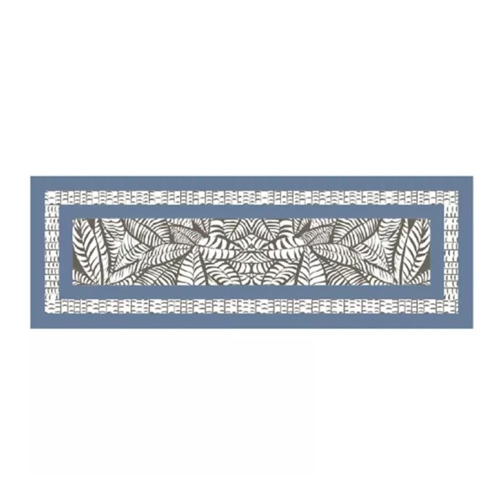 Enne Design Runner Bogotà variante azzurra 50 × 150 cm