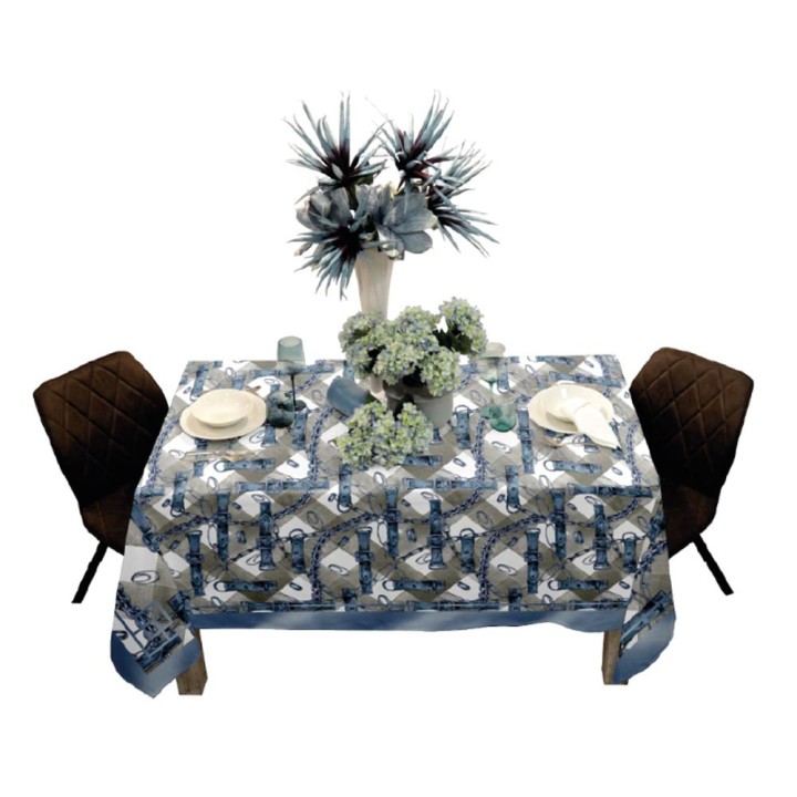 Enne Design Tovaglia Nizza variante polvere 150 × 250 cm