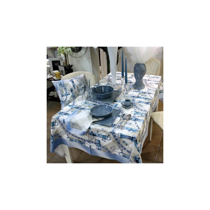 Enne Design Tovaglia Nizza variante polvere 150 × 250 cm