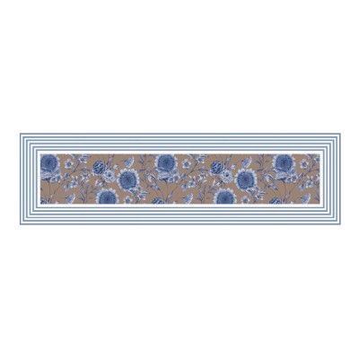 Enne Design runner da tavolo Montmartre blu 50x150cm