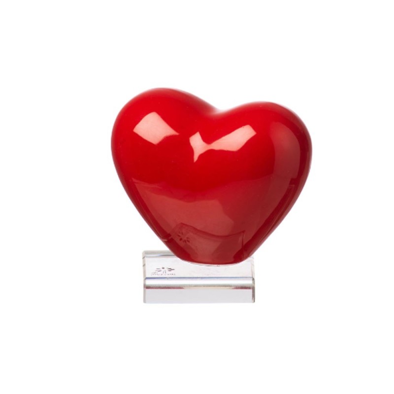 Cuore Medio Rosso Gli Alberelli 16x16 cm – Decorazione Artigianale Romantica