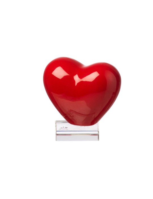Cuore Medio Rosso Gli Alberelli 16x16 cm – Decorazione Artigianale Romantica