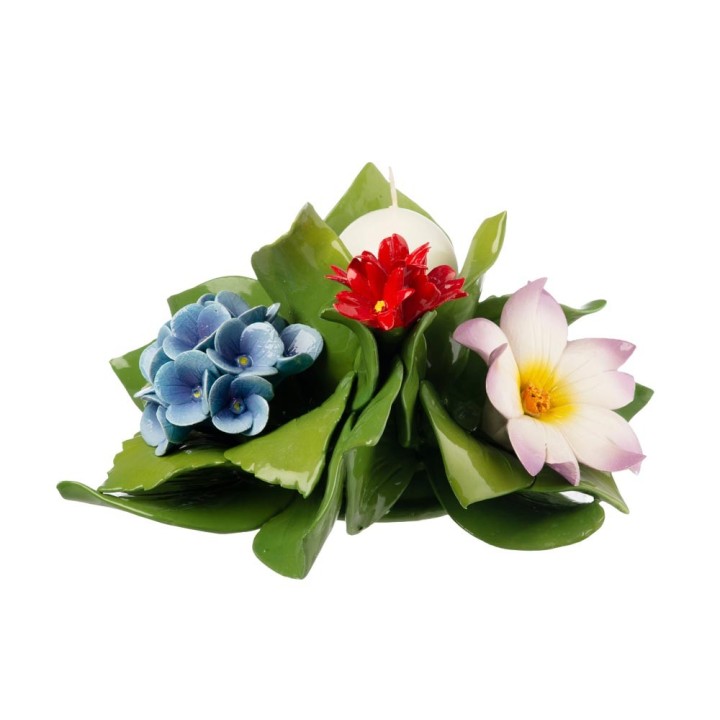 Gli Alberelli Centrocandela medio Fiori 30 × 30 cm