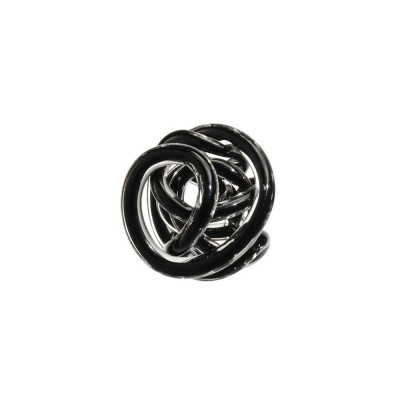 IL NODO DELL'AMORE DIAM. 8CM NERO