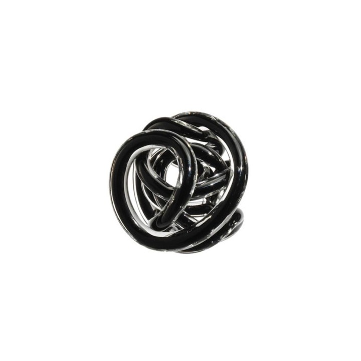 Onlylux Nodo dell'Amore nero Ø 8 cm
